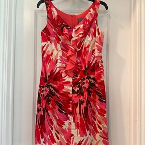 Elegant Floral Ruffle Mini Dress